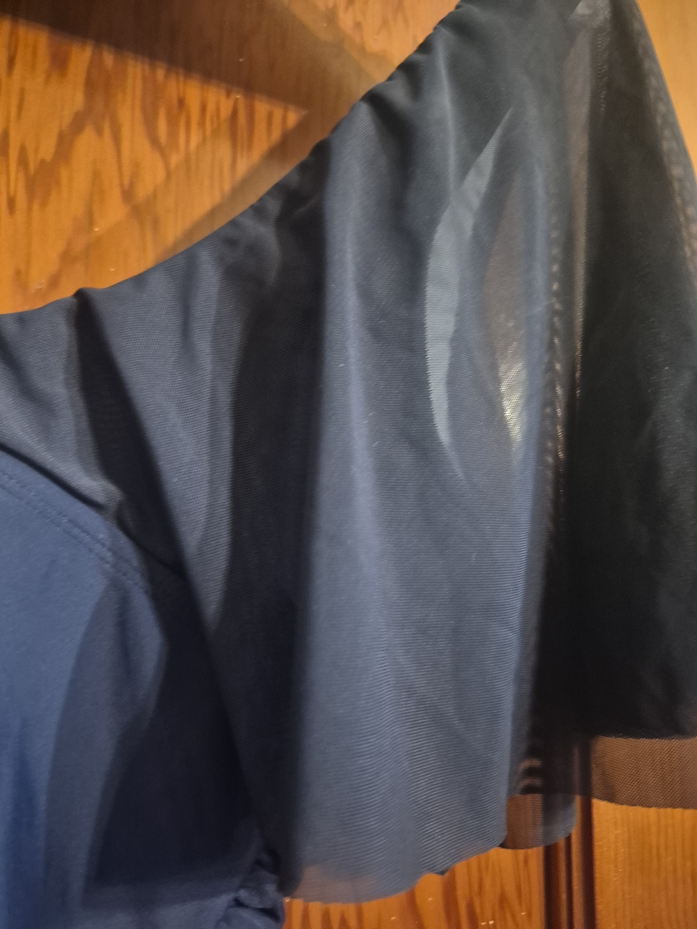 Cupshe Navy Off-Shoulder One-Piece Swimsuit - Picture 11 of 11